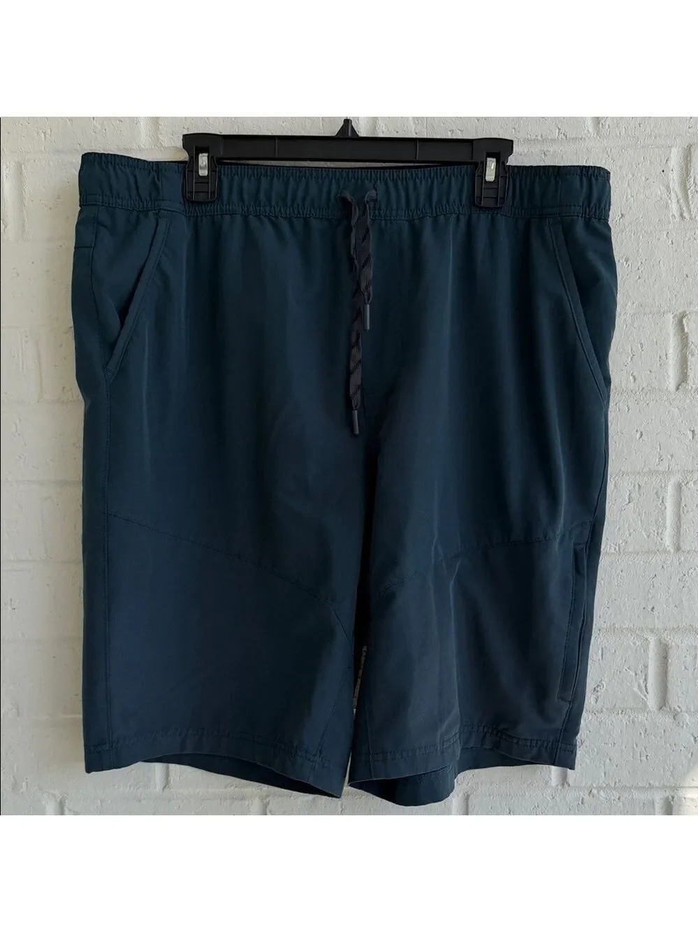 Gerry Men's Blue 4-Way Stretch, Elastic Waistband Lightweight Trail Short Sz XXL